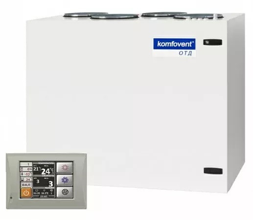 Приточно-вытяжная вентиляционная установка Komfovent ОТД-R-1000-UV-W M5/M5 (L/A)