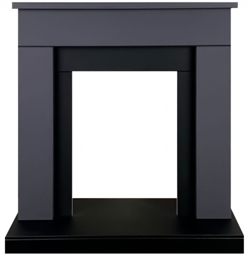 Электрокамин с классическим очагом 2D Royal Flame BERGEN серый графит с очагом Majestic FX Black/Brass