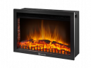 Электрокамин с широким очагом 2D Electrolux EFP/P-2520LS с порталом Firelight Bricks 25U (угловой) камень бежевый, шпон темный дуб