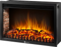 Электрокамин с широким очагом 2D Electrolux EFP/P-3020LS с порталом Firelight Pietra Nuovo 30 камень сланец белый, шпон темный дуб