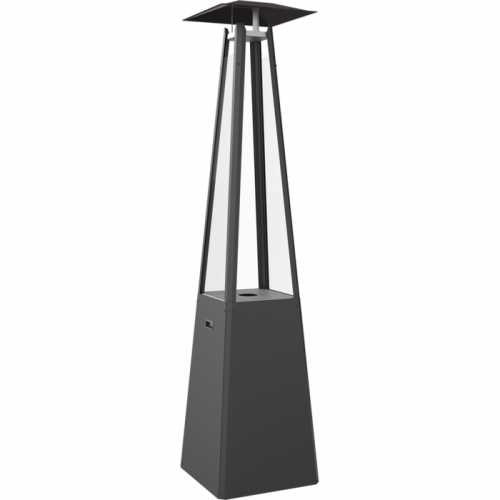 Газовый уличный обогреватель мощностью 11-12 кВт Kratki UMBRELLA/C/G31/37MBAR/S/ZE - черный
