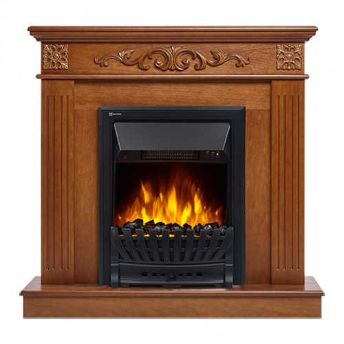 Электрокамин с классическим очагом 2D Electrolux EFP/P-1020LS с порталом Firelight Noce Classic дуб