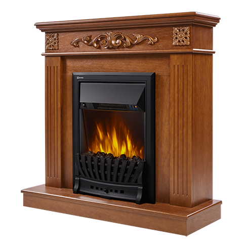 Электрокамин с классическим очагом 2D Electrolux EFP/P-1020LS с порталом Firelight Noce Classic дуб