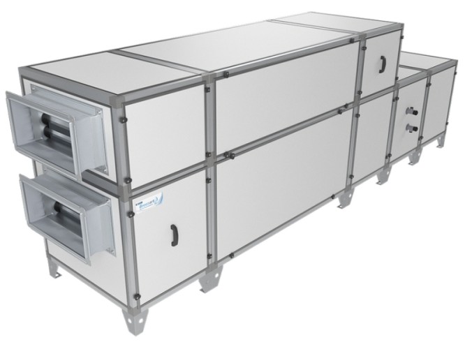 Приточно-вытяжная вентиляционная установка Breezart 3700 Lux RR W ET22,5-380