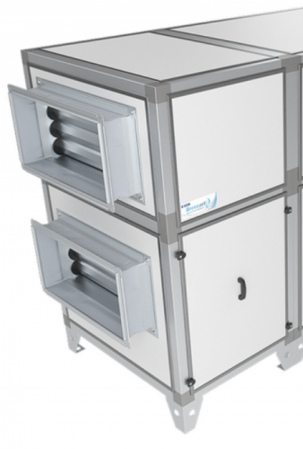 Приточно-вытяжная вентиляционная установка Breezart 3700 Lux RR W ET22,5-380