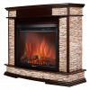 Электрокамин с широким очагом 2D Electrolux EFP/P-3320RLS с порталом Firelight Scala 30 сланец скалистый бурый, тёмный дуб