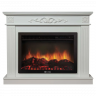 Электрокамин с широким очагом 2D Electrolux EFP/P-2720RLS с порталом Firelight Noce 25 белый