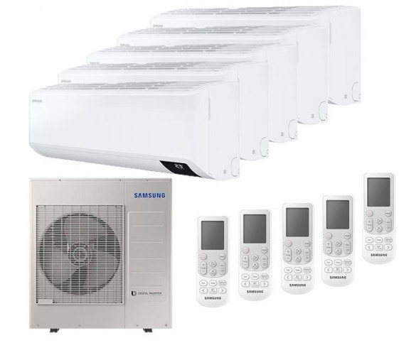 Мульти сплит-система на 5 комнат Samsung AJ100TXJ5KH/EA/AJ025TNTDKH/EA*5