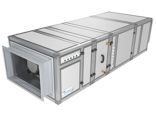Приточная вентиляционная установка Breezart 6000C Lux W 45 - 380/3