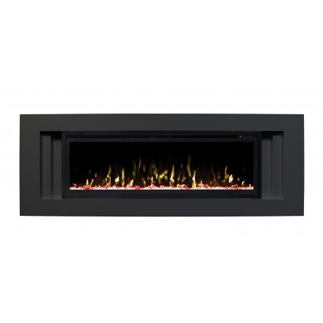 Электрокамин с широким очагом 3D Real-Flame Stockholm 50 BLM-P998/BLM-P918 с очагом Saphir 50
