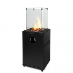 Газовый уличный обогреватель мощностью 8-10 кВт WWT 13K Black